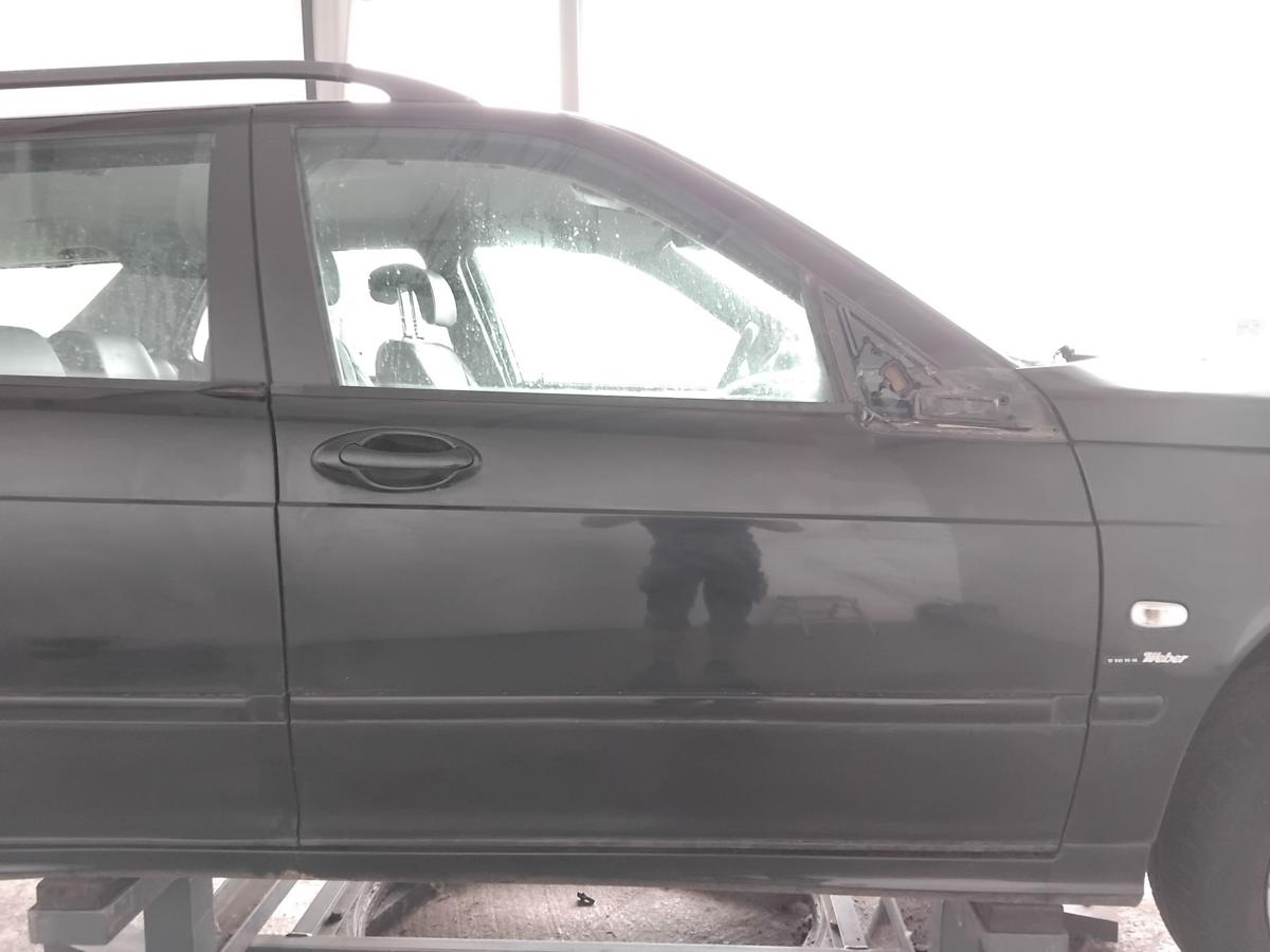 Saab 9-5 original T&uuml;r vorn rechts Beifahrert&uuml;r schwarzmetallic BJ2008