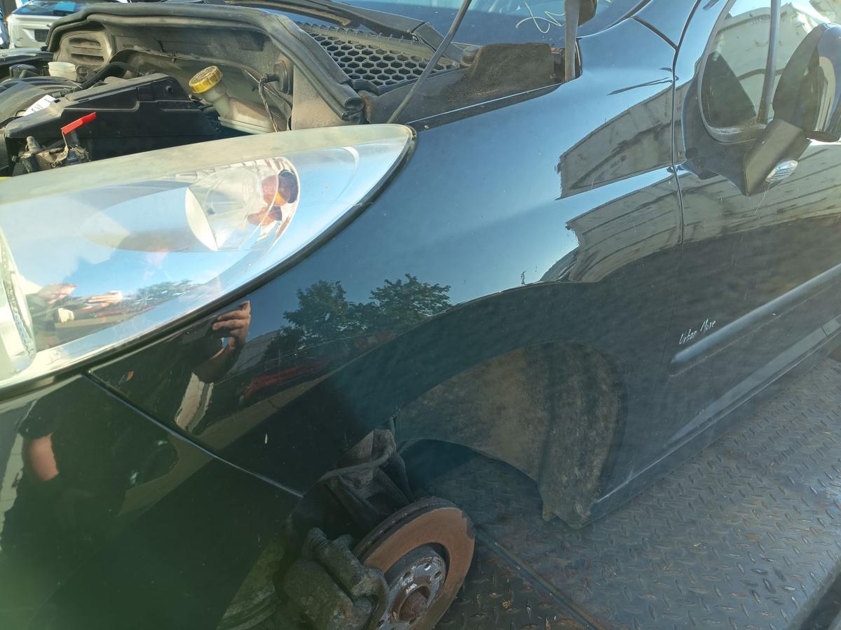 Peugeot 207SW original Kotfl&uuml;gel links EXL schwarz Facelift Baujahr 2009