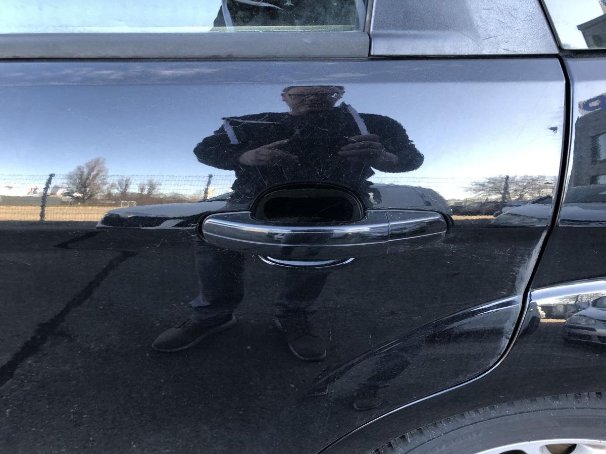 Ford Focus DA3 ab07 T&uuml;r hinten links Fliessheck Pantherschwarz Rohbau