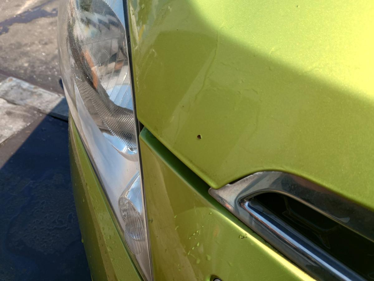 Chevrolet Spark M300 orig Motorhaube Klappe Front Grün Bj 2010