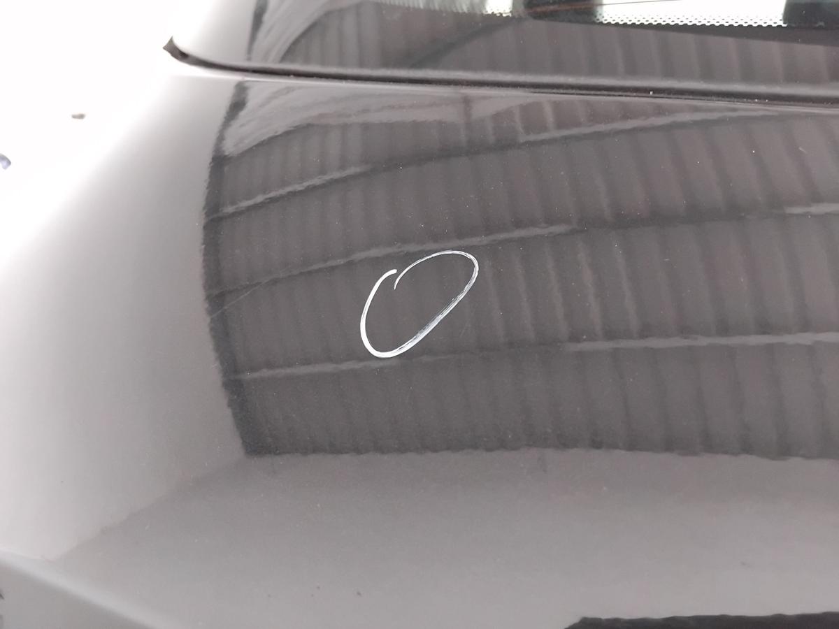 Renault Clio 3 Grandtour Heckklappe NV676 Perlmuttschwarz mit Heckscheibe BJ2009
