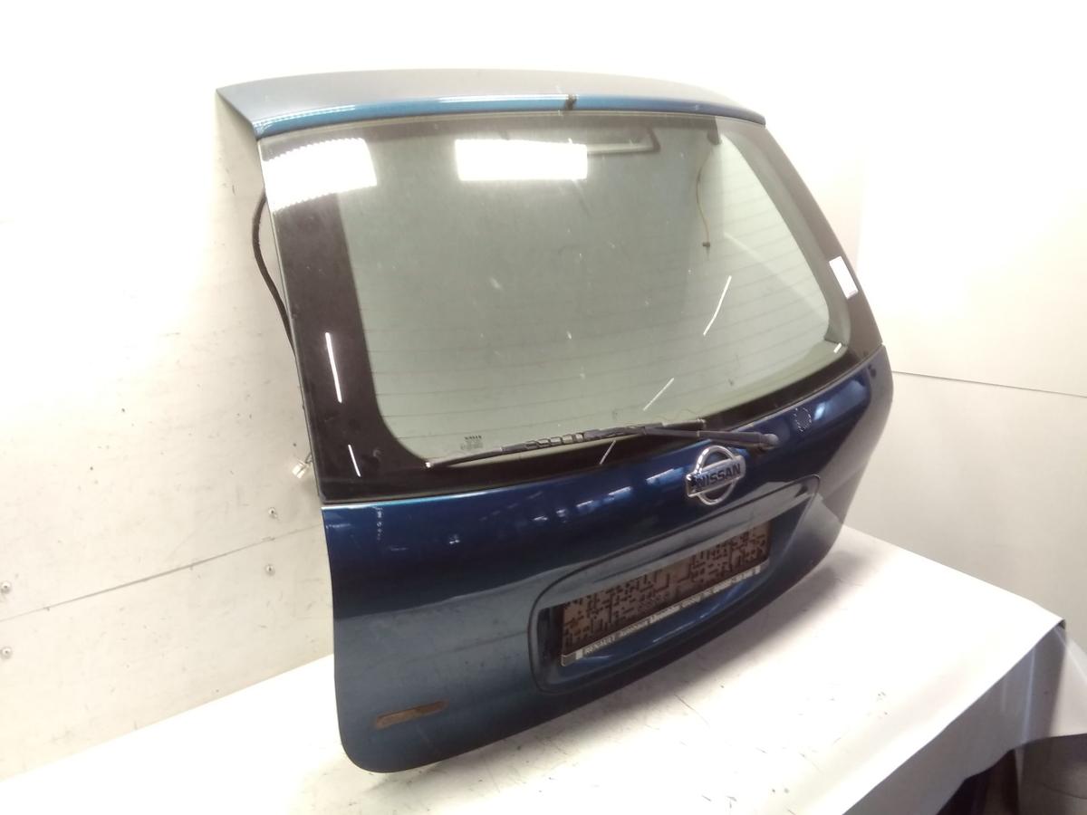 Nissan Almera Tino Heckklappe Z01 Lazuli Blue Metallic inkl. Heckscheibe BJ2001