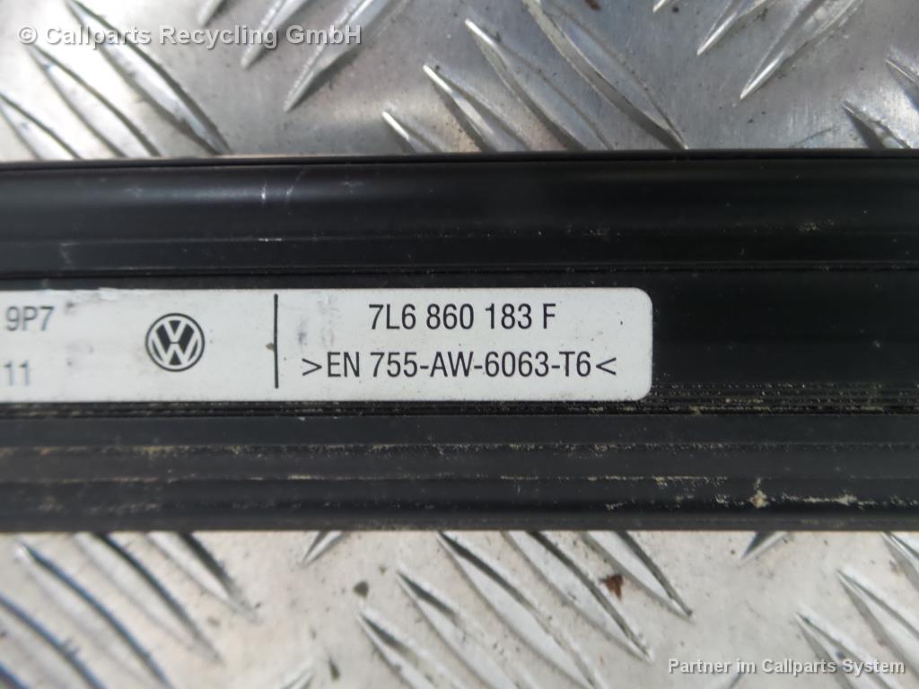 VW Touareg 7L Dachleisten 7L6860183F 7L6860184F schwarz Schienen Bj.2009