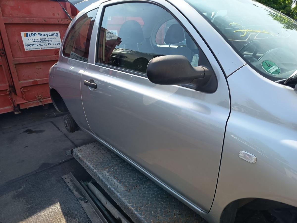 Nissan Micra K12 original Tür rechts Beifahrer 3trg KY0 Quarzsilber Bj 2006