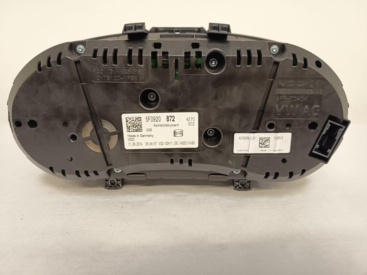 Seat Leon ST 5F originales Kombiinstrument /Tacho 1,4L 110KW Benzin Bj 2015