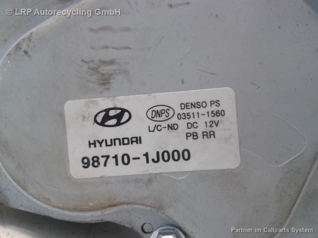 Hyundai i20 1 PBT Heckwischermotor 987101J000 035111560 DENSO BJ2008