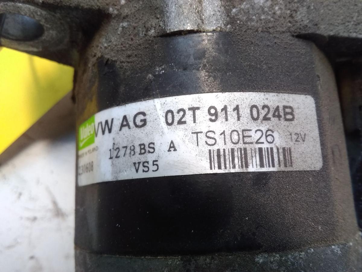 VW Golf 5 1K original Anlasser Starter 02T911024B VALEO 1.4 59kw BJ2008