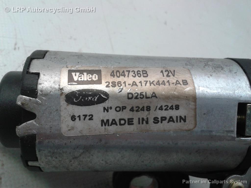 Ford Fiesta JH1 original Heckwischermotor 2S61A17K441AB 404736B VALEO BJ2002