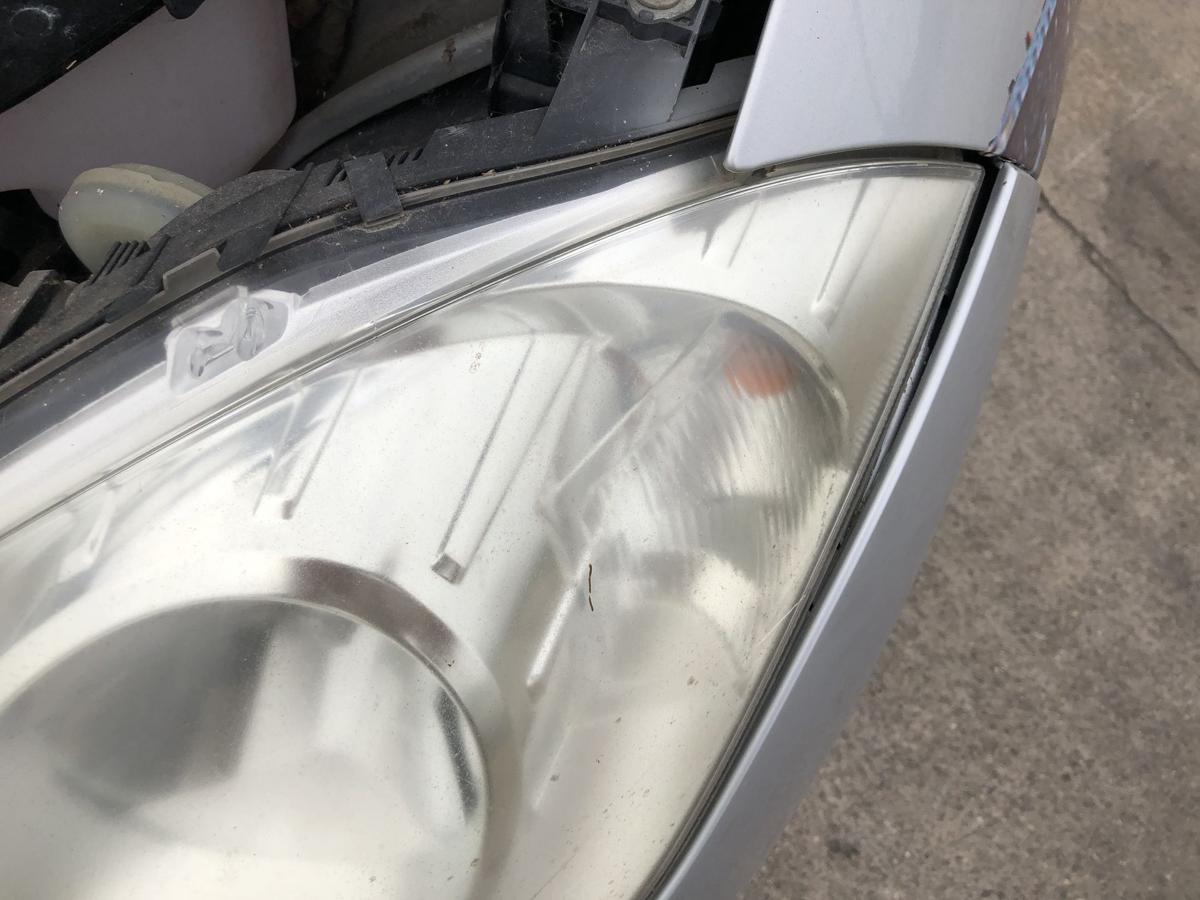 Mercedes A-Klasse W169 Scheinwerfer links Hauptscheinwerfer Halogen Mopf Tr&uuml;b