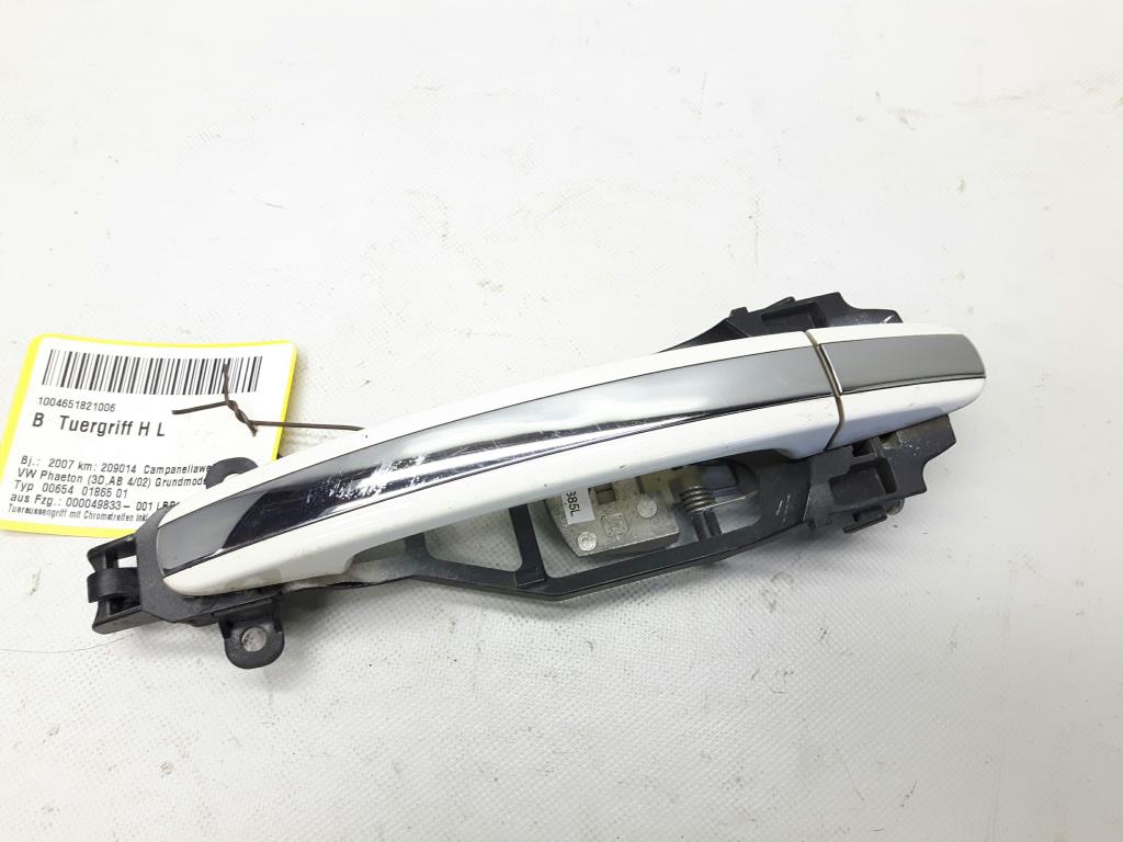 VW Phaeton 3D BJ2007 Griff Türgriff Türaussengriff Tür hinten links 3D0837885L