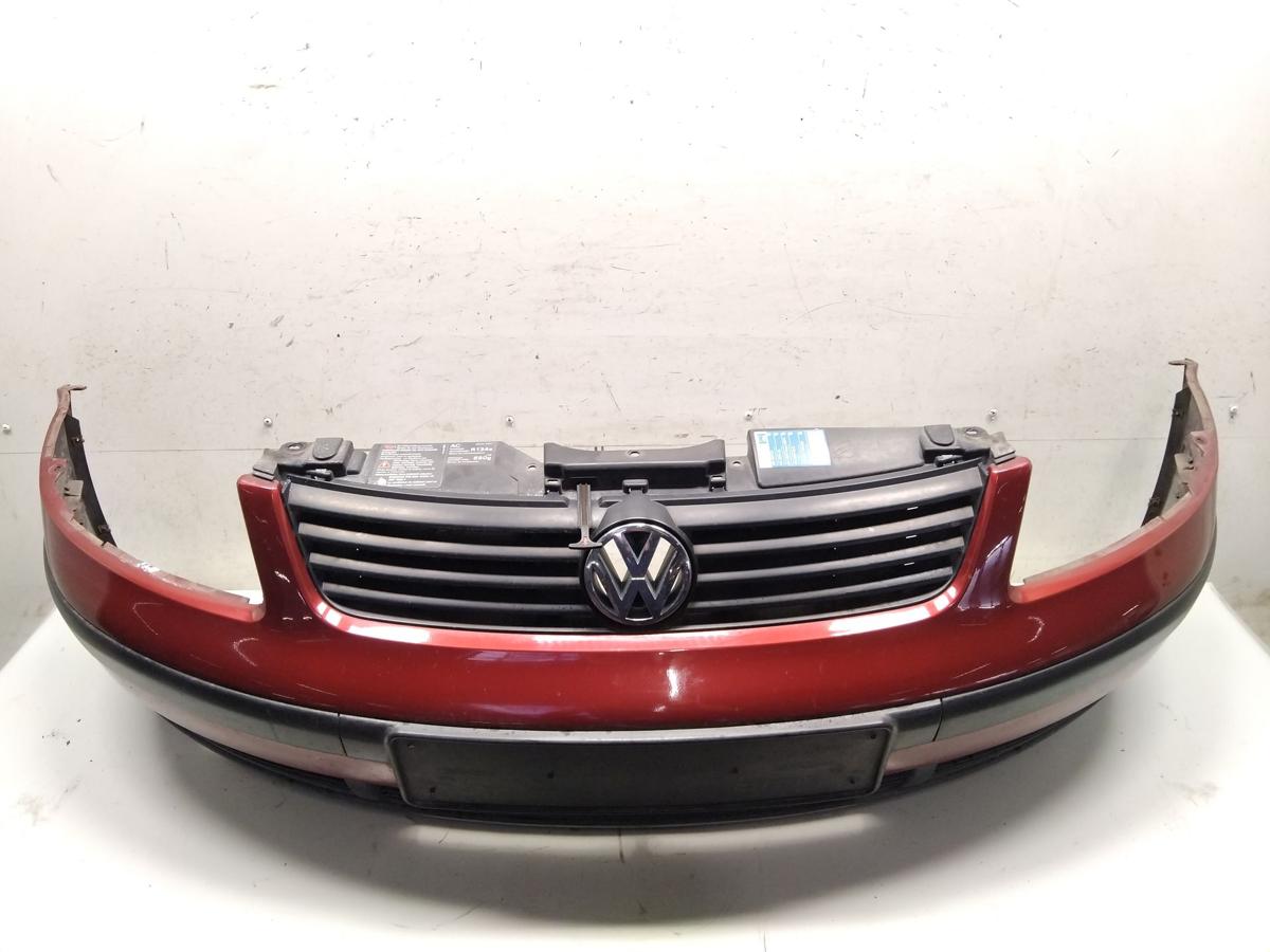 VW Passat 3B original Sto&szlig;f&auml;nger Sto&szlig;stange vorn coloradorotmetallic LB3Y BJ1997