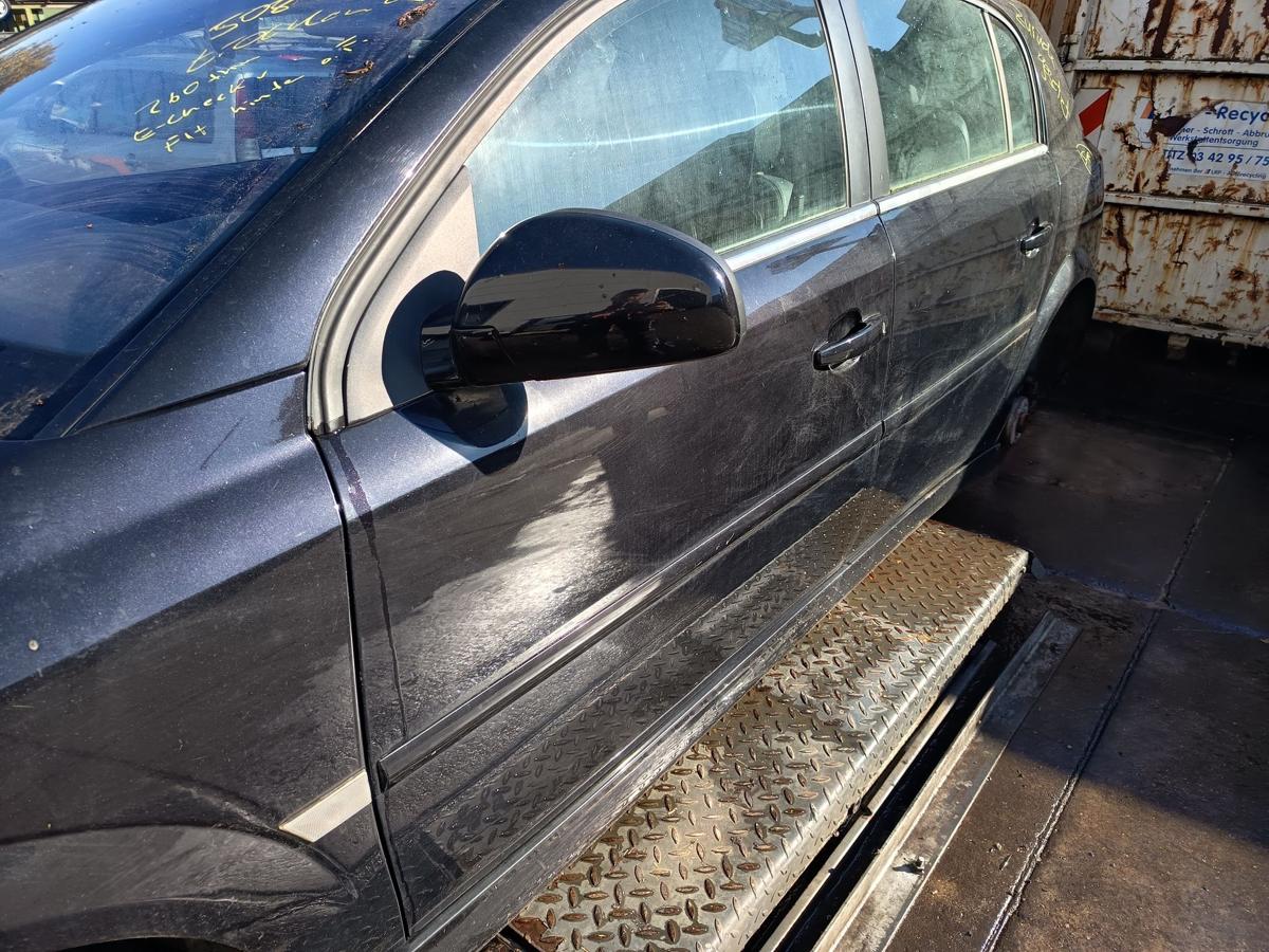 Opel Signum F48 original Tür vorn links Fahrer 2HU Saphirschwarz Bj 2008