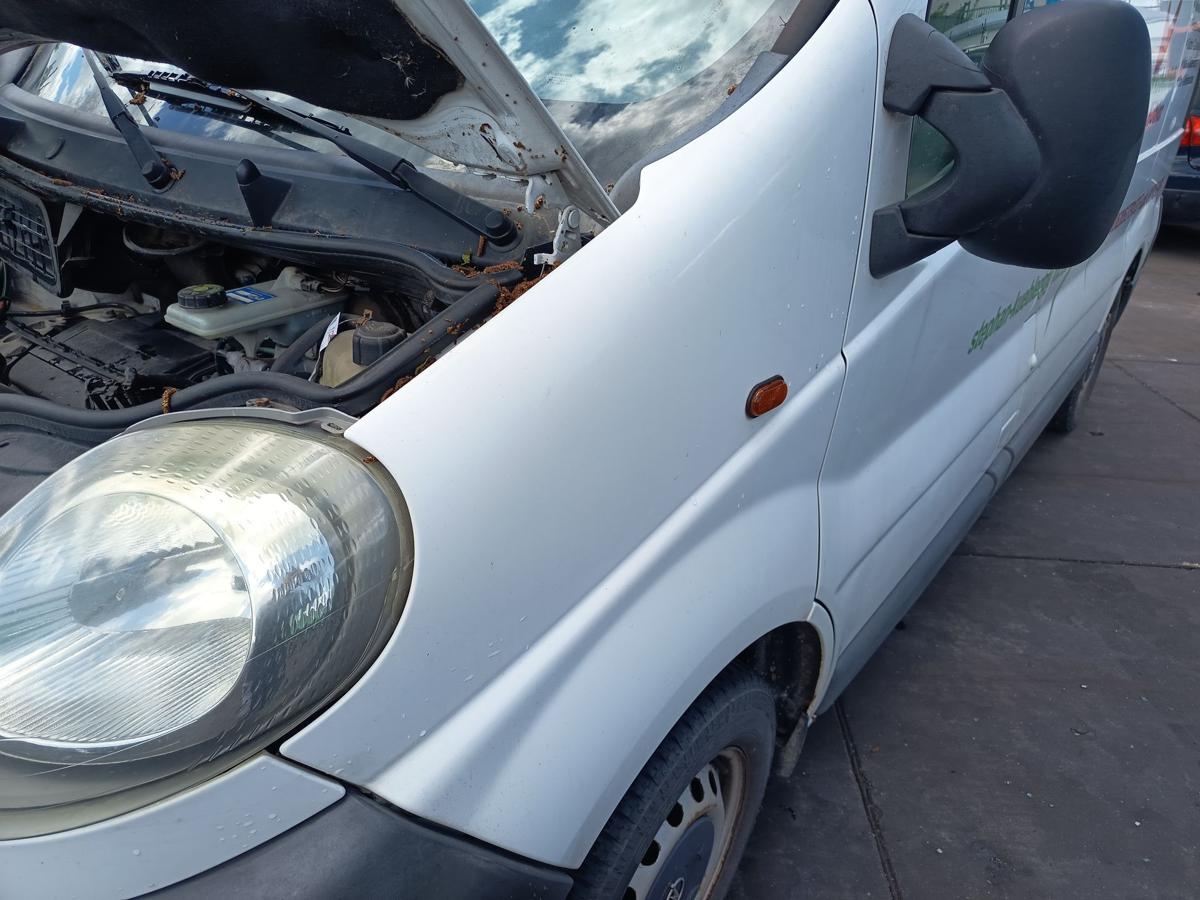 Opel Vivaro A original Kotfl&uuml;gel links Seitenteil L474 Casablancawei&szlig; Bj 2005