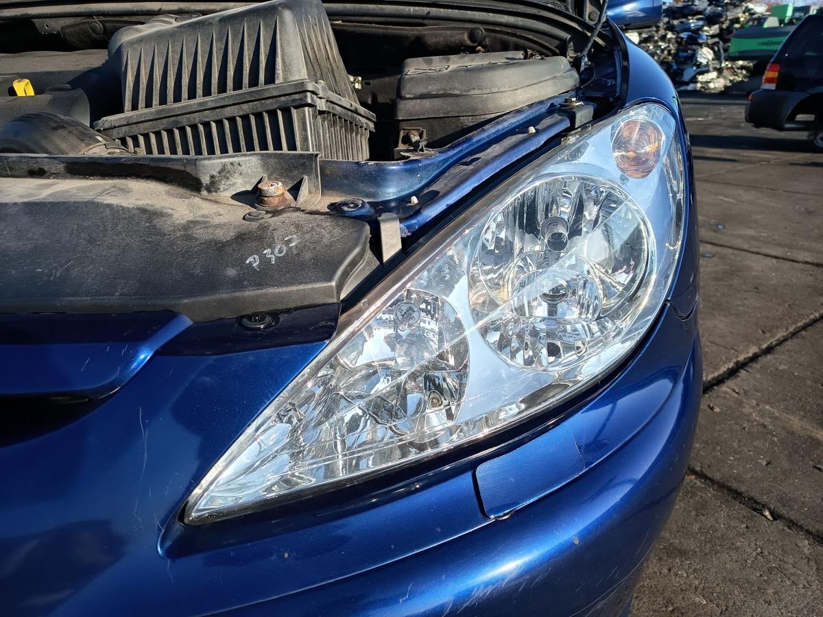 Peugeot 307 original Scheinwerfer links Halogen/Haupt/Licht/Front Bj 2004