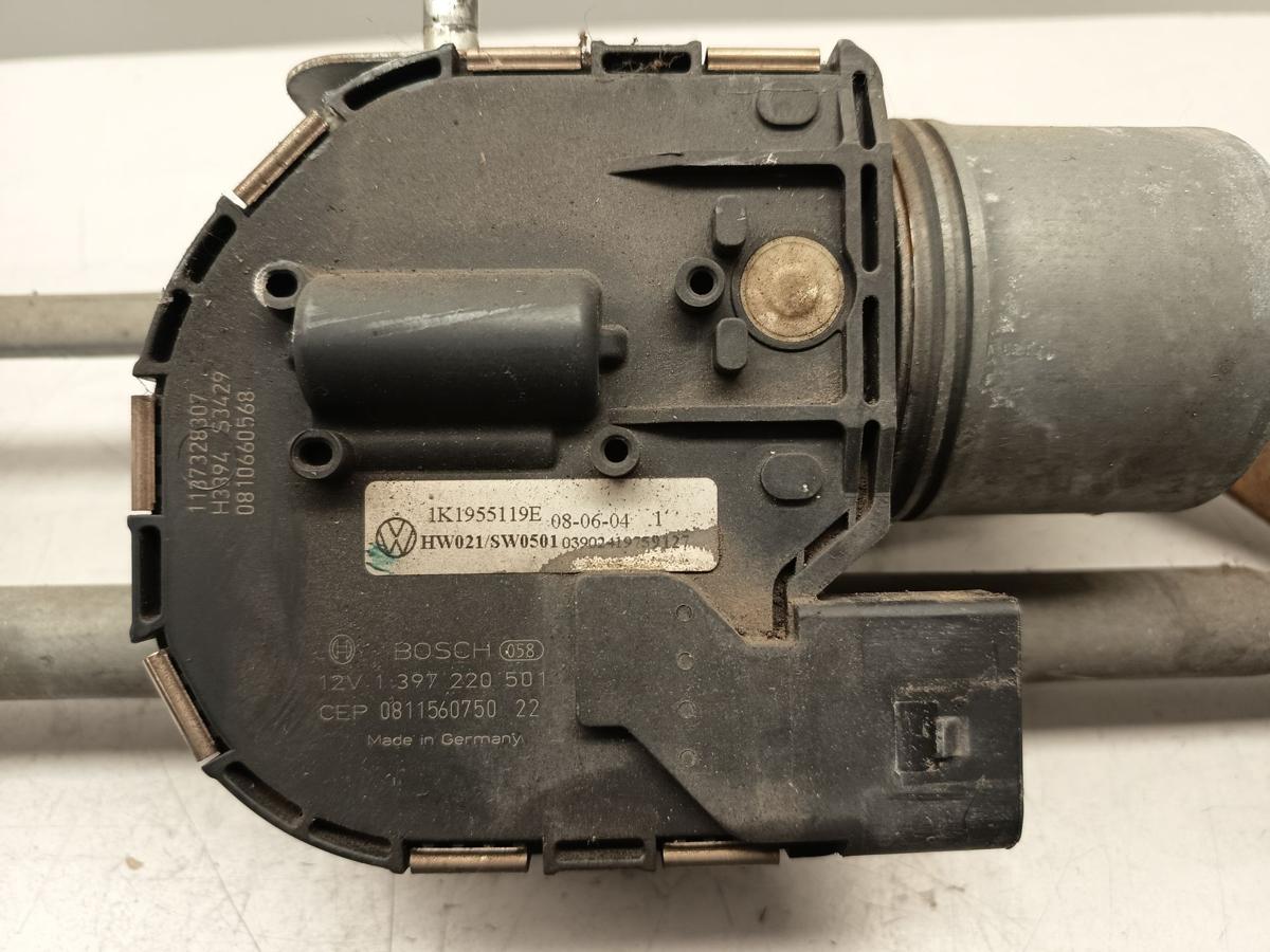 VW Golf V Kombi original Wischermotor vorne mit Gest&auml;nge Baujahr 2008