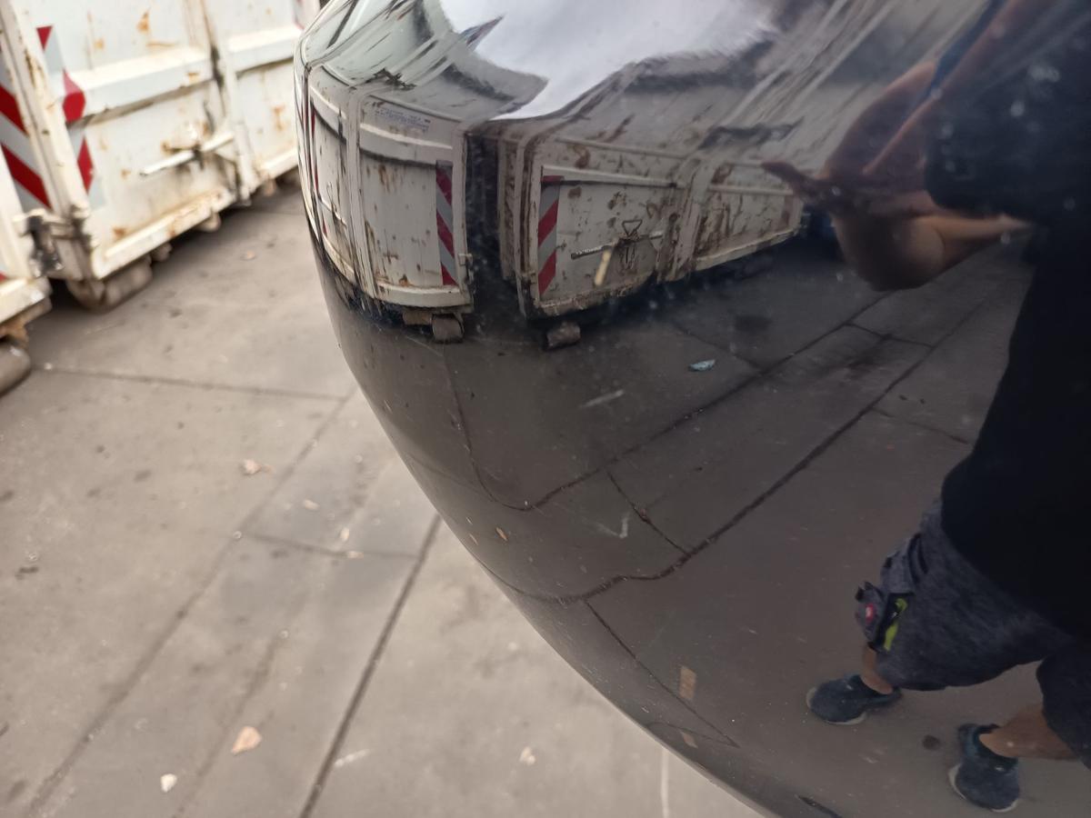 Audi A4 B7 Avant original Sto&szlig;stange F&auml;nger hinten Heck Y9B Brillantschwarz
