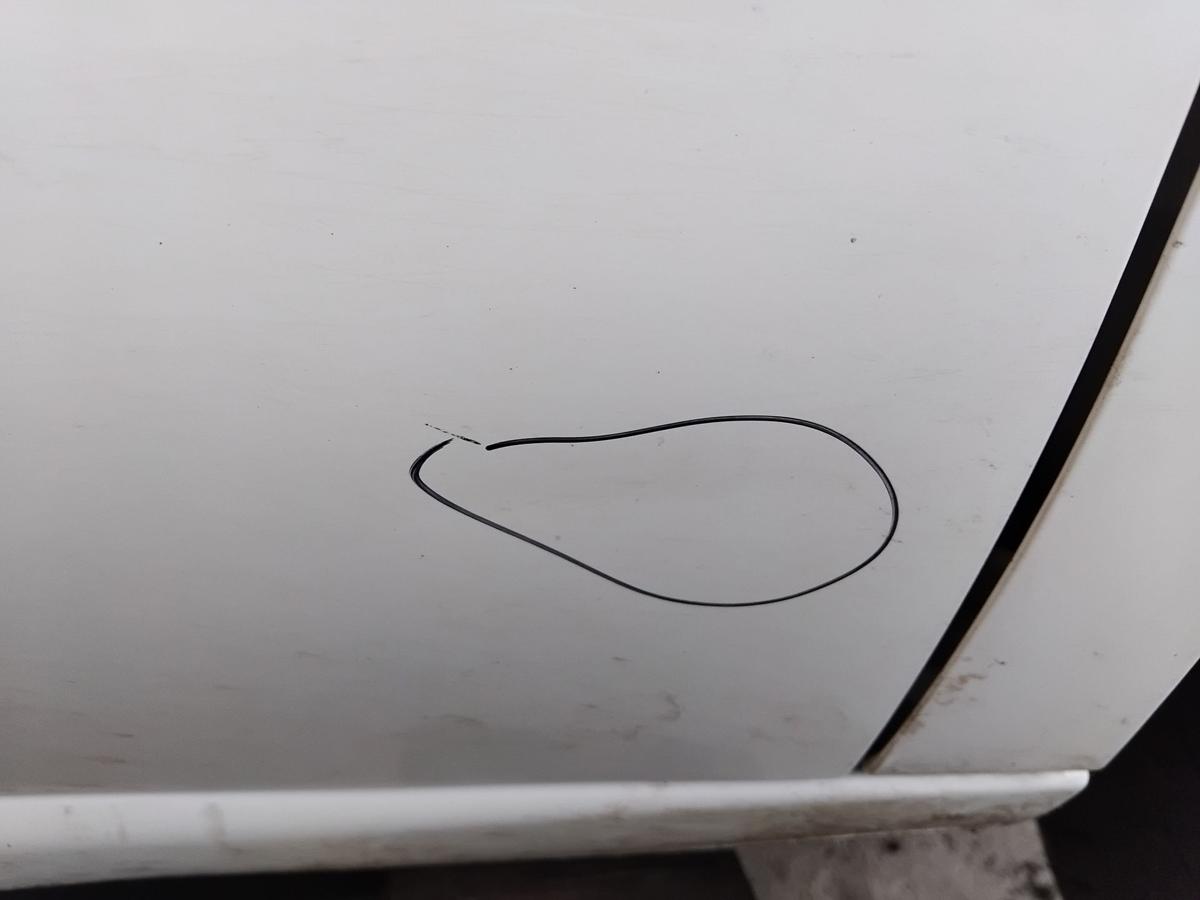 Opel Combo D Kasten Tür vorn rechts Beifahrertür 5PU Polarweiss 249 BJ2014