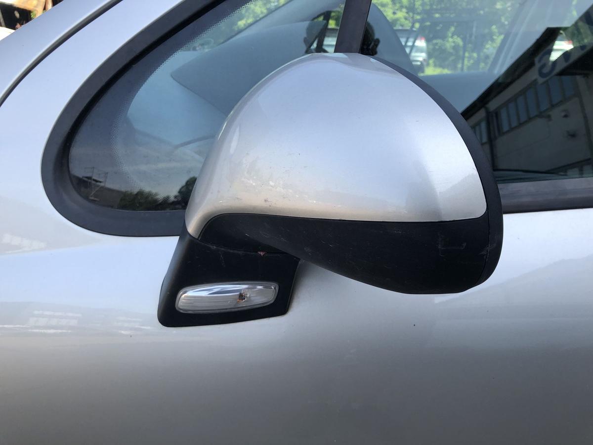 Peugeot 207 SW Typ WE Au&szlig;enspiegel links Spiegel elek ETS Gris Cendre Metallic