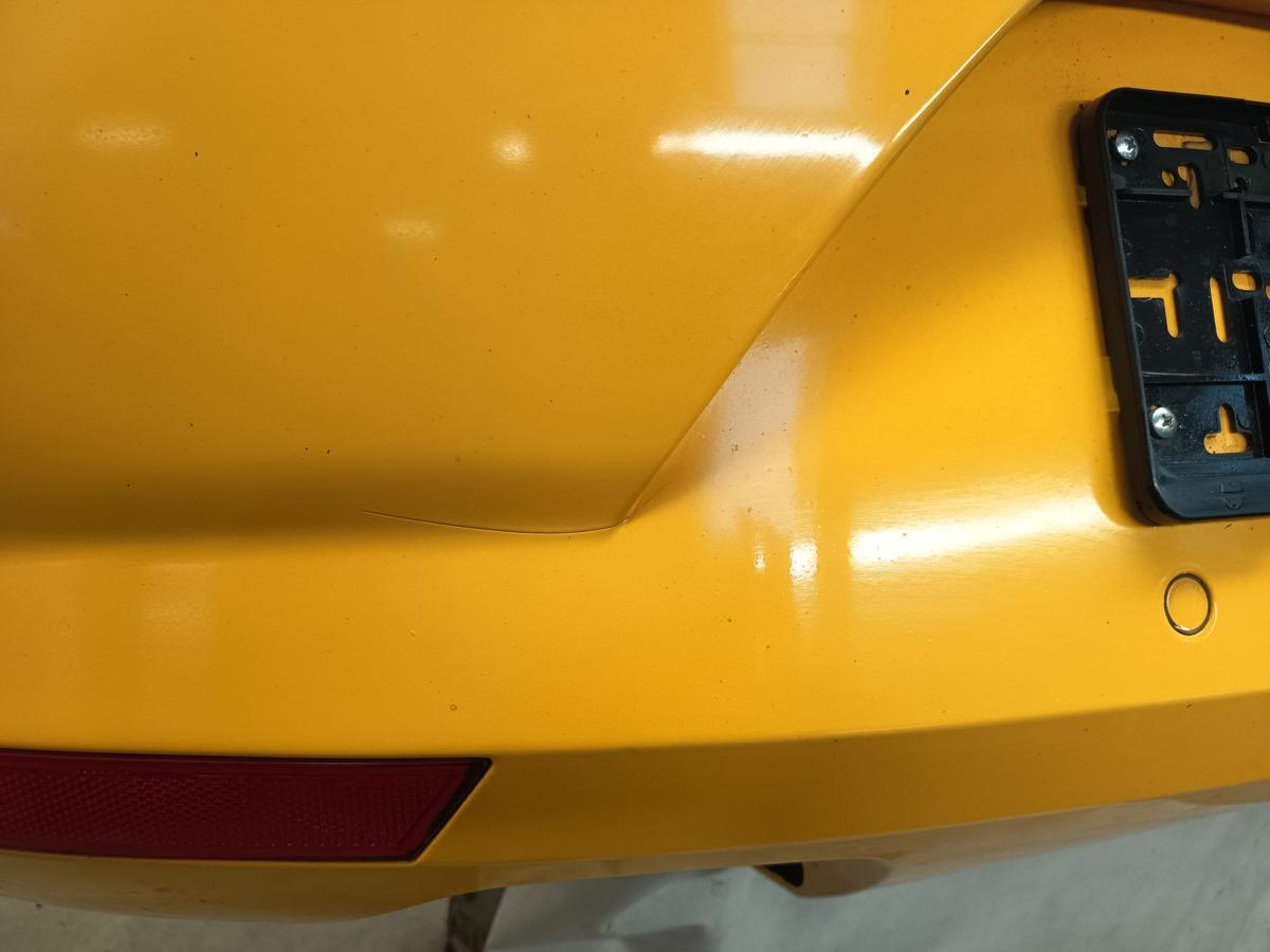 Seat Leon 1P Bj 2006 original Stoßfänger hinten PDC LS1A Amarillo Crono Gelb