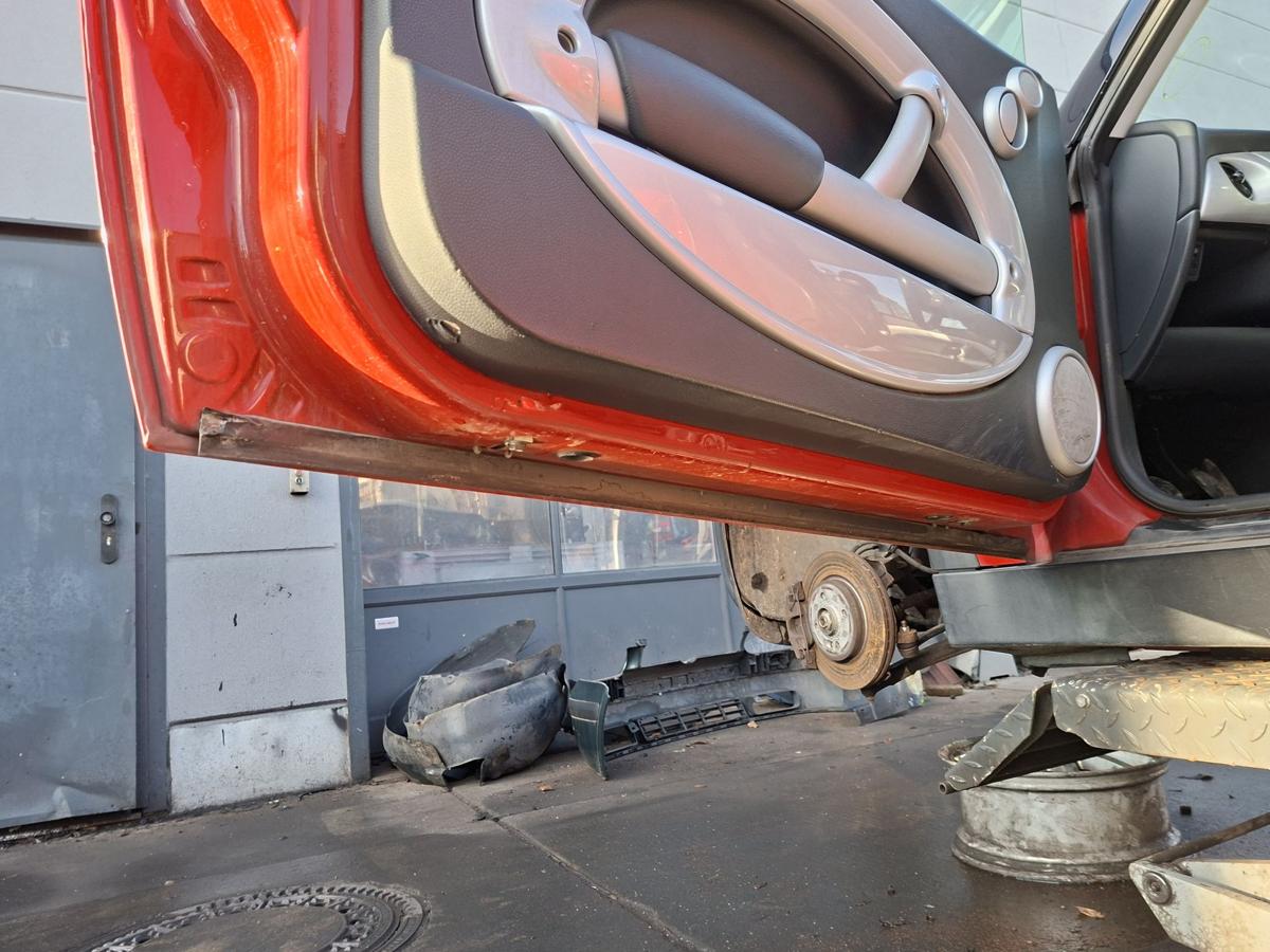 Mini One Bj 2002 original T&uuml;r links 851 Chilli Red ohne Spiegel