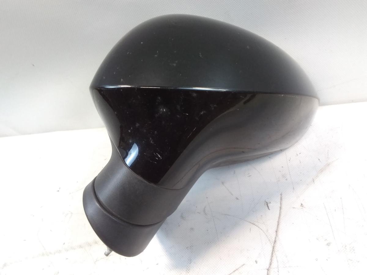 Seat Ibiza ST 6J orig Au&szlig;enspiegel links elektrisch anklappbar BJ2012 LZ9Y phantomschwarz