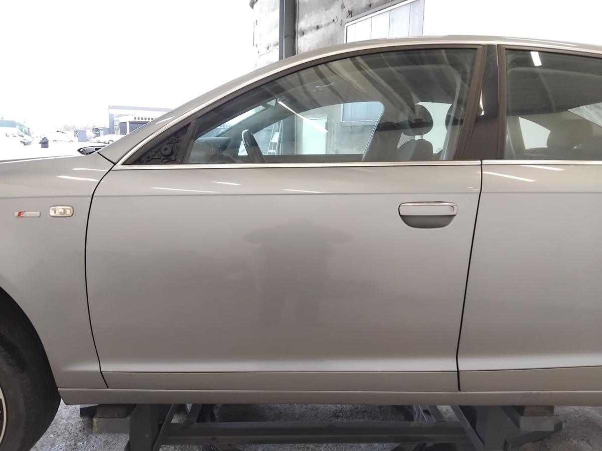 Audi A6 4F T&uuml;r vorn links Fahrert&uuml;r LY7H Akoyasilbermetallic BJ2006