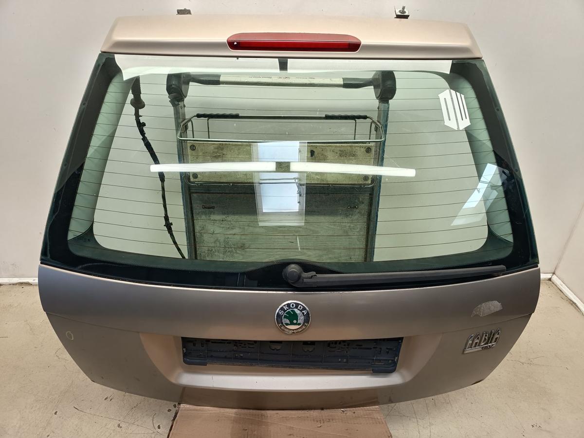 Skoda Fabia 6Y Kombi original Heckklappe mit Scheibe LF8F Sahara Beige Bj 2004