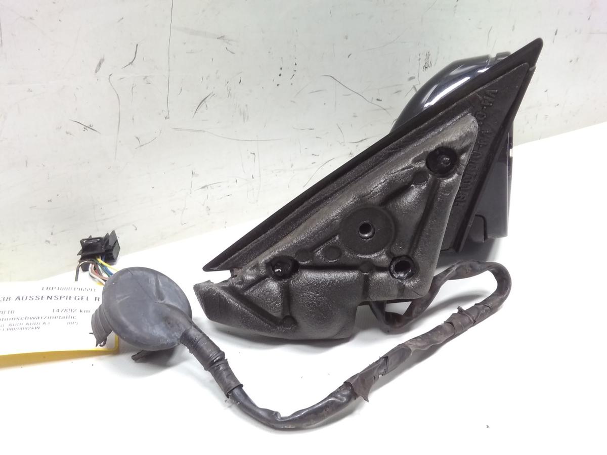 Audi A3 8P Facelift original Außenspiegel rechts phantomschwarzmetallic Bj.2010