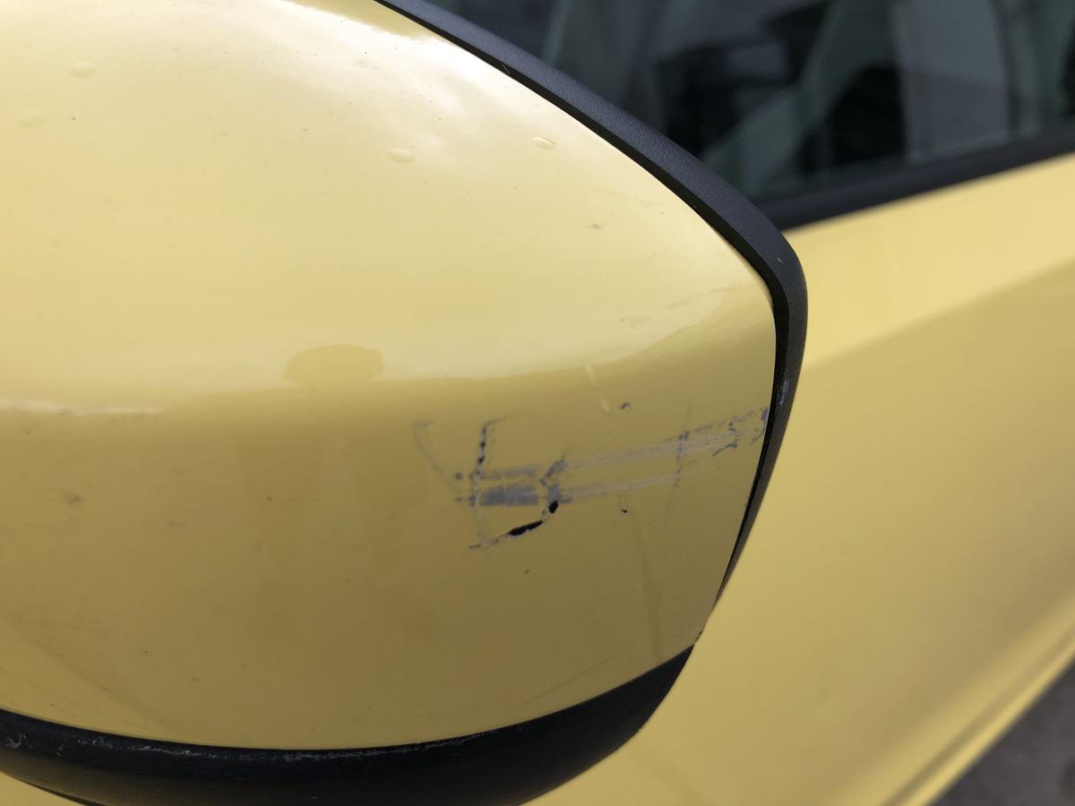 Seat Mii Typ AA Au&szlig;enspiegel links Spiegel elektrisch LB1B Sunflower Yellow