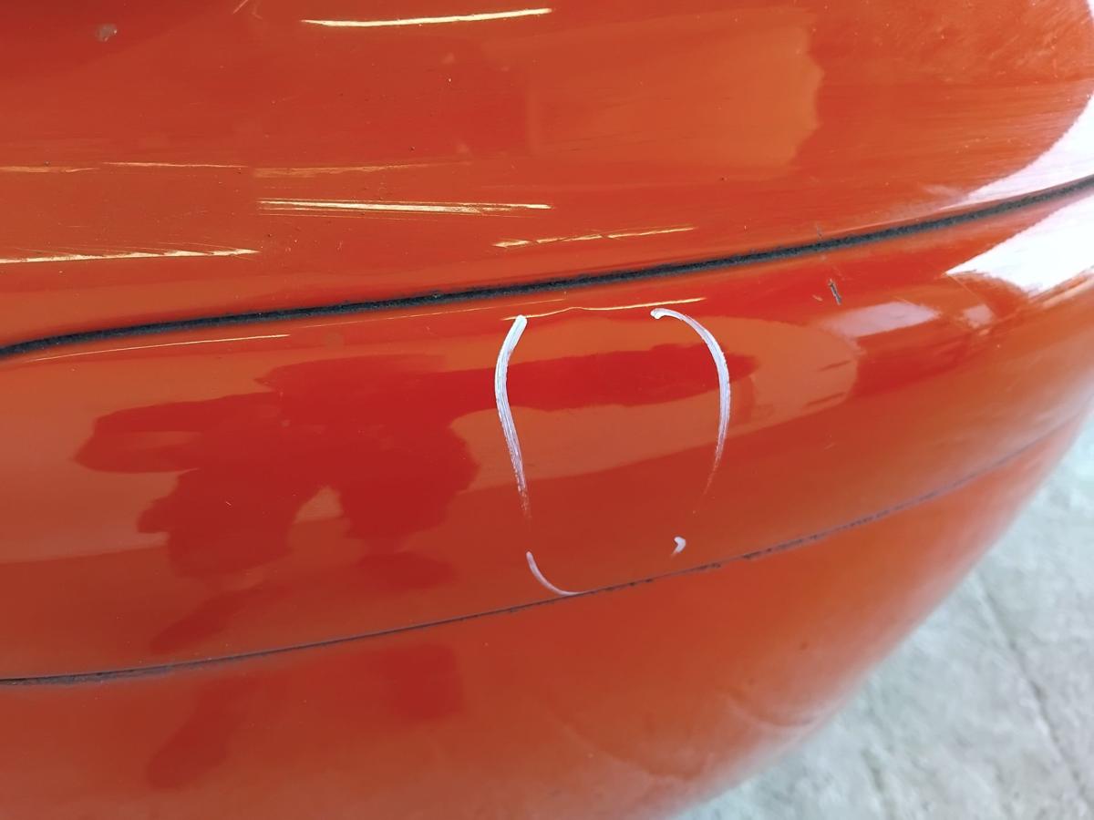 Seat Ibiza III 6L original Stossfänger Stoßstange hinten flashrot LP3G BJ2002