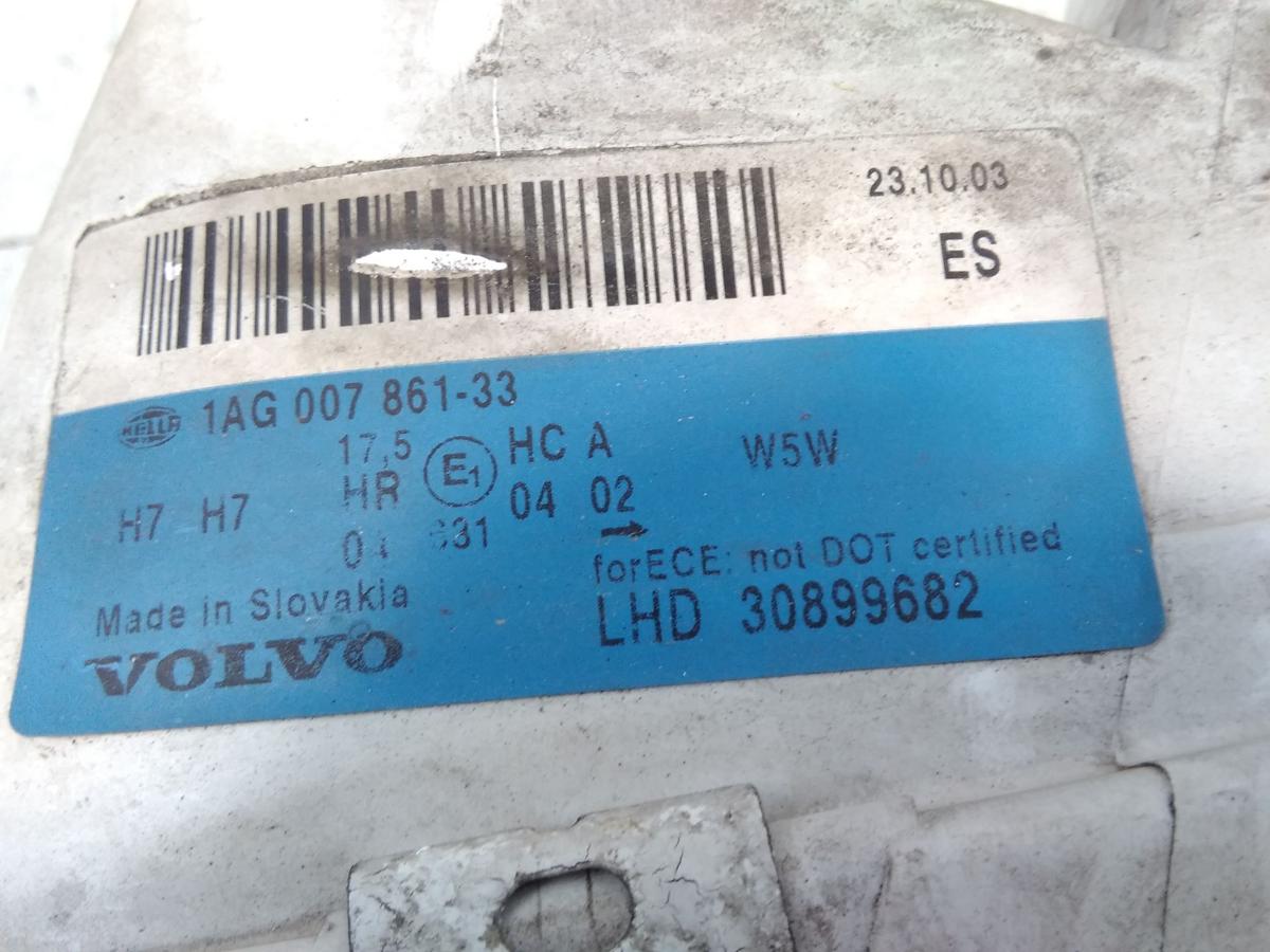 Volvo V40 S40 original Scheinwerfer links Doppelscheinwerfer chrom LWR BJ2004