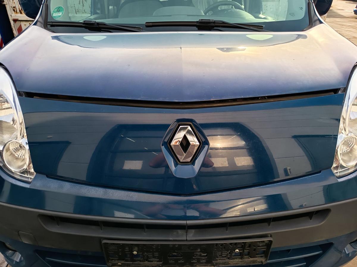 Renault Kangoo II original K&uuml;hlergrill Frontmittelteil KMOD Seladonblau Bj2008
