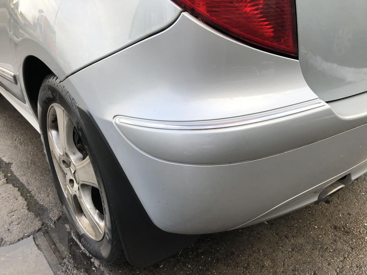 Mercedes A Klasse W169 Stossf&auml;nger hinten Stossstange Bumper Polarsilber