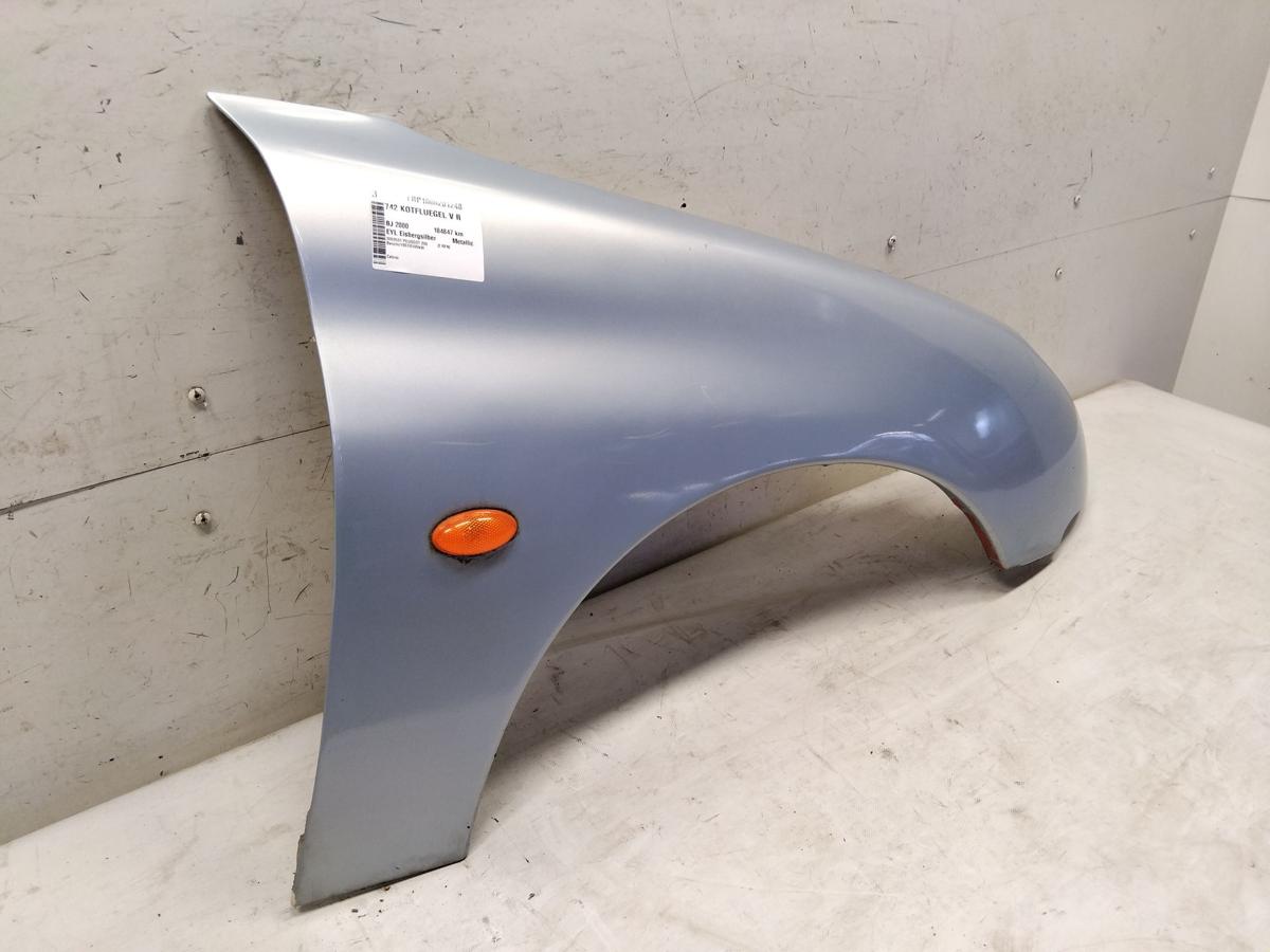 Peugeot 206CC Cabrio original Kotfl&uuml;gel vorn rechts EYL Eisbergsilber BJ2000