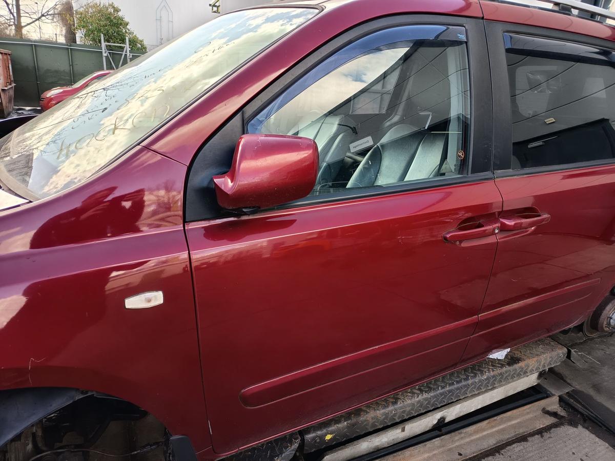 Kia Carnival III original T&uuml;r vorne links Fahrer R9 Rubinrot Bj 2006