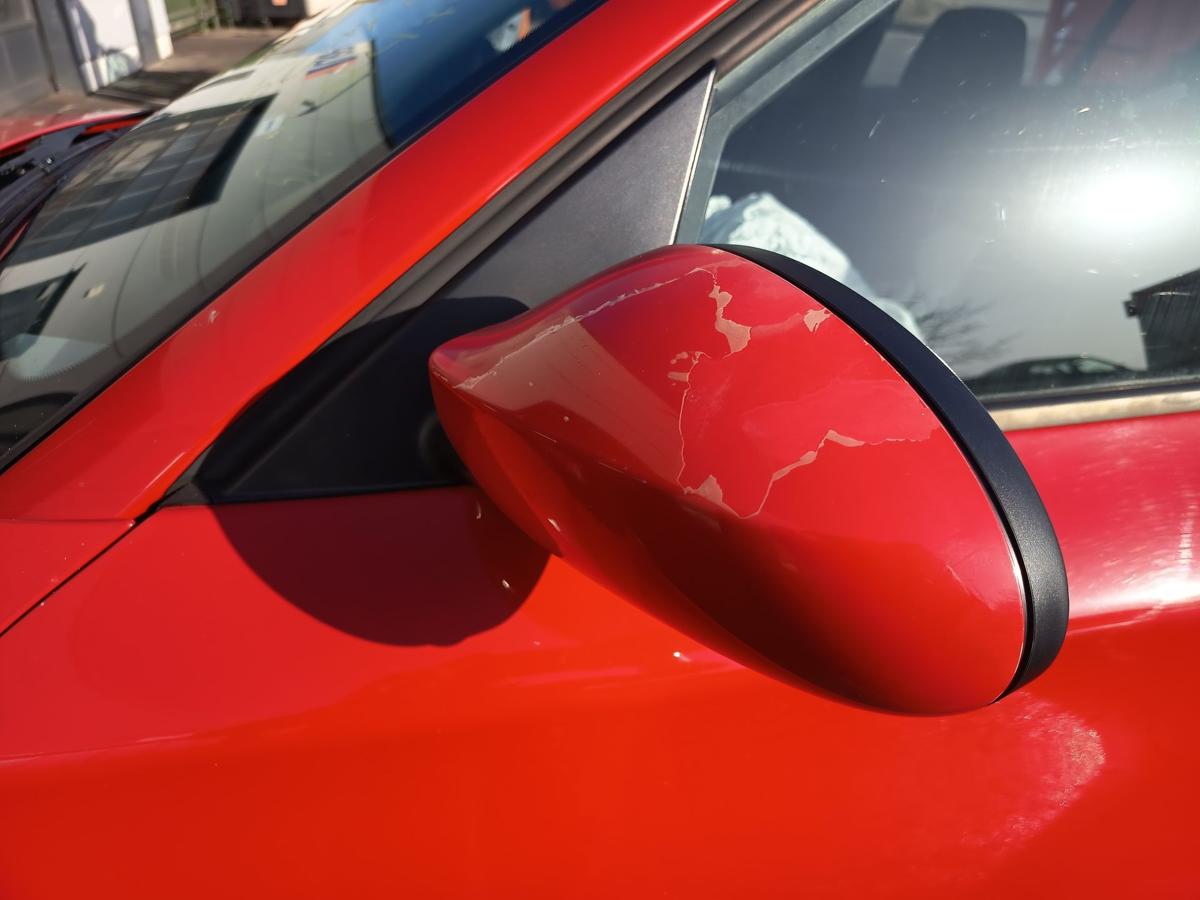 BMW E87 original Aussenspiegel links elektrisch 438 Japanrot Fahrerseite Bj 2005