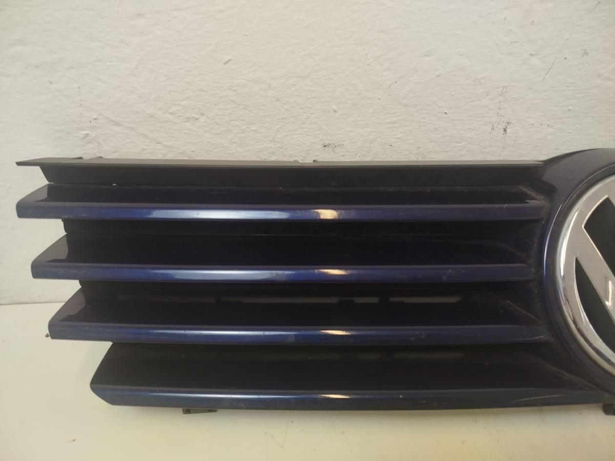 VW Polo 6N2 K&uuml;hlergrill Frontgrill Grill mit Logo LB5N Indigoblau Perl