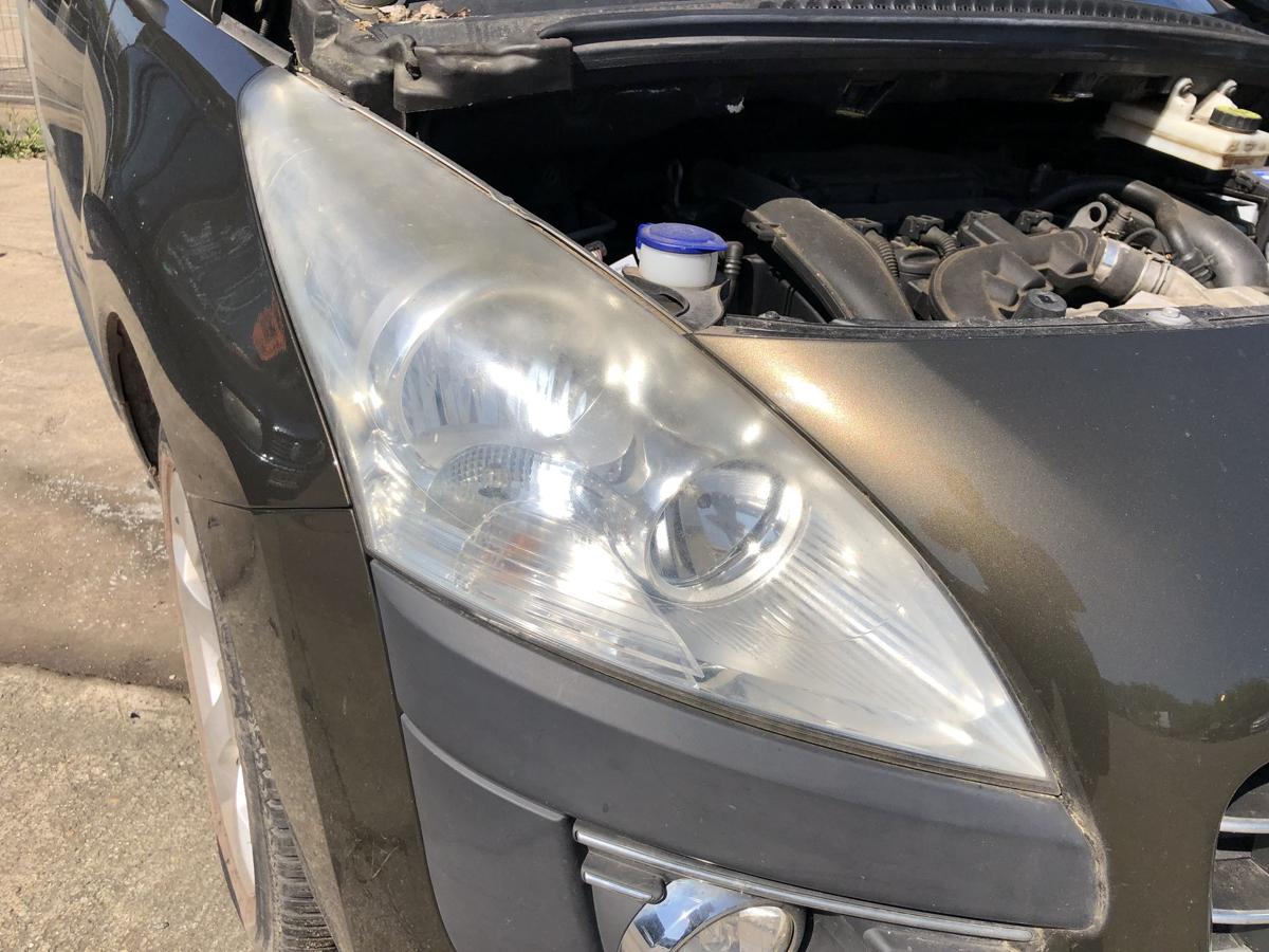 Peugeot 3008 I Typ 0U Scheinwerfer rechts Frontscheinwerfer Halogen Valeo Trüb