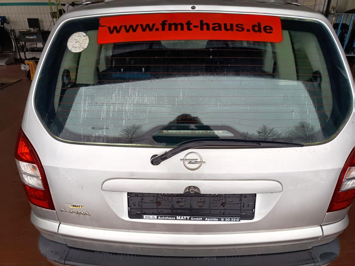 Opel Zafira A original Heckklappe mit Scheibe Hinten Z157 Starsilber Bj 2005