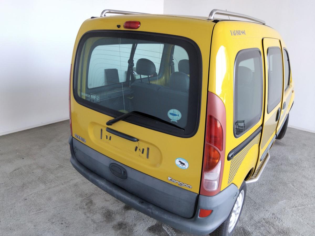 Renault Kangoo 1 Heckklappe gelb OV396 yellow lemon inkl. Heckscheibe BJ1998