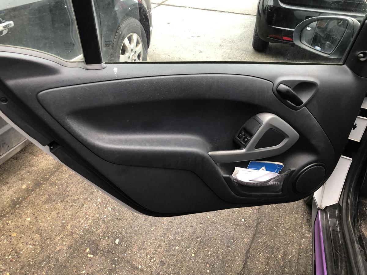 Smart 451 Mopf Tür vorn links Fahrertür mit elek Fensterheber EAZ Kristallweiß