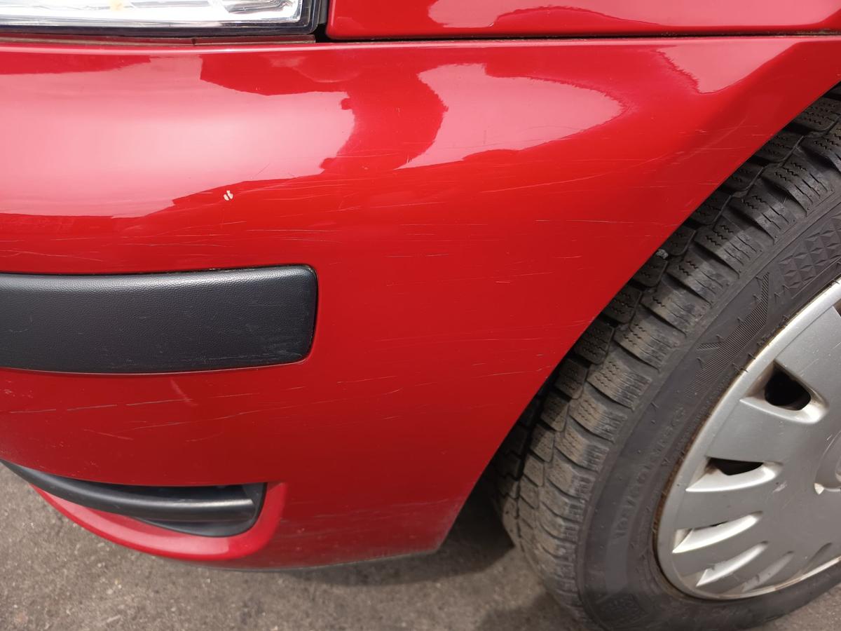 VW Sharan 7M original Sto&szlig;stange F&auml;nger vorn Front K3A Paprikarot Bj 2005