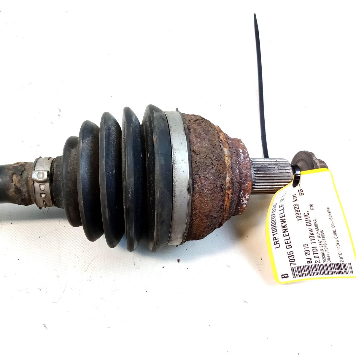 Seat Alhambra 7N original Antriebswelle Gelenkwelle links 2.0TDI 110kw Bj.2015