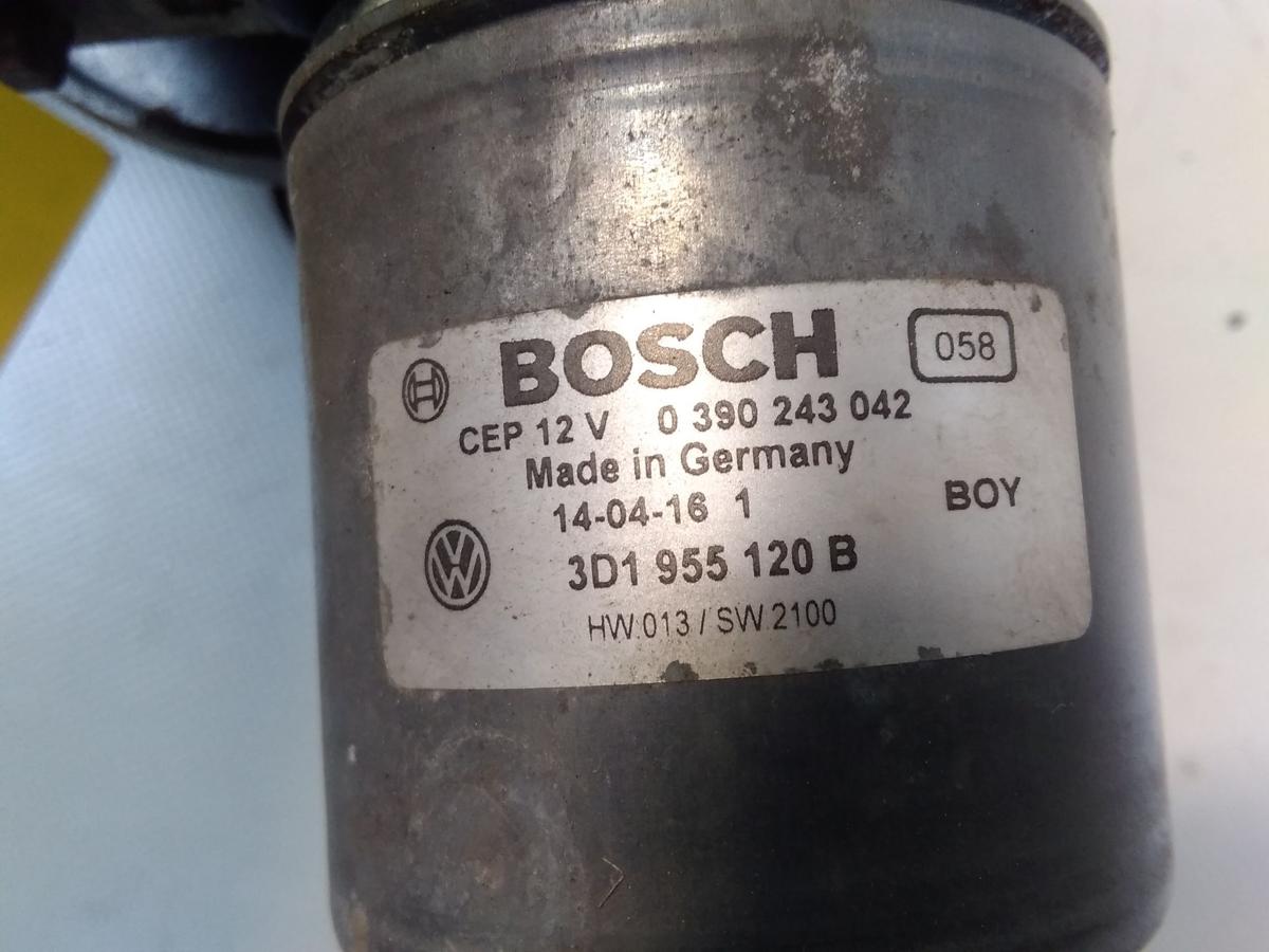 VW Phaeton GP4 original Wischermotor mit Wischergestänge vorn rechts Bj.2015