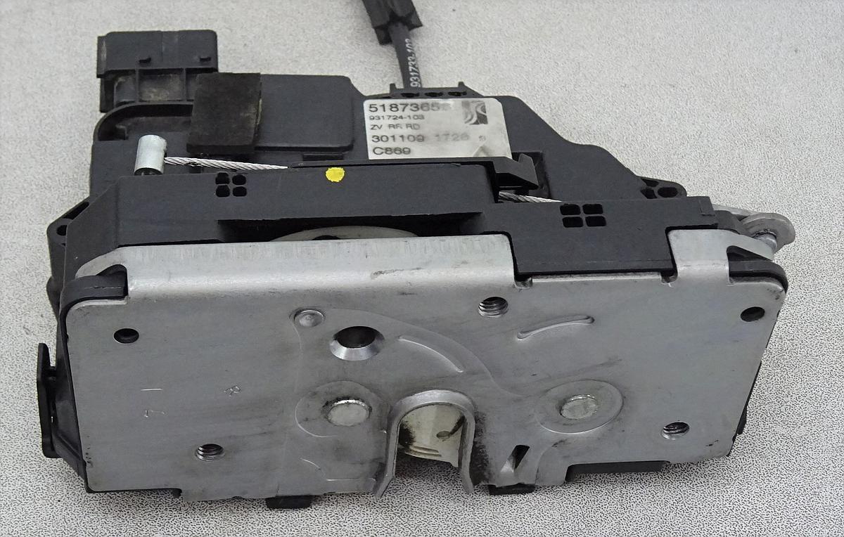 Fiat Punto Evo Türschloss hinten rechts 51873656 Bj2010 für ZV 6 Pins