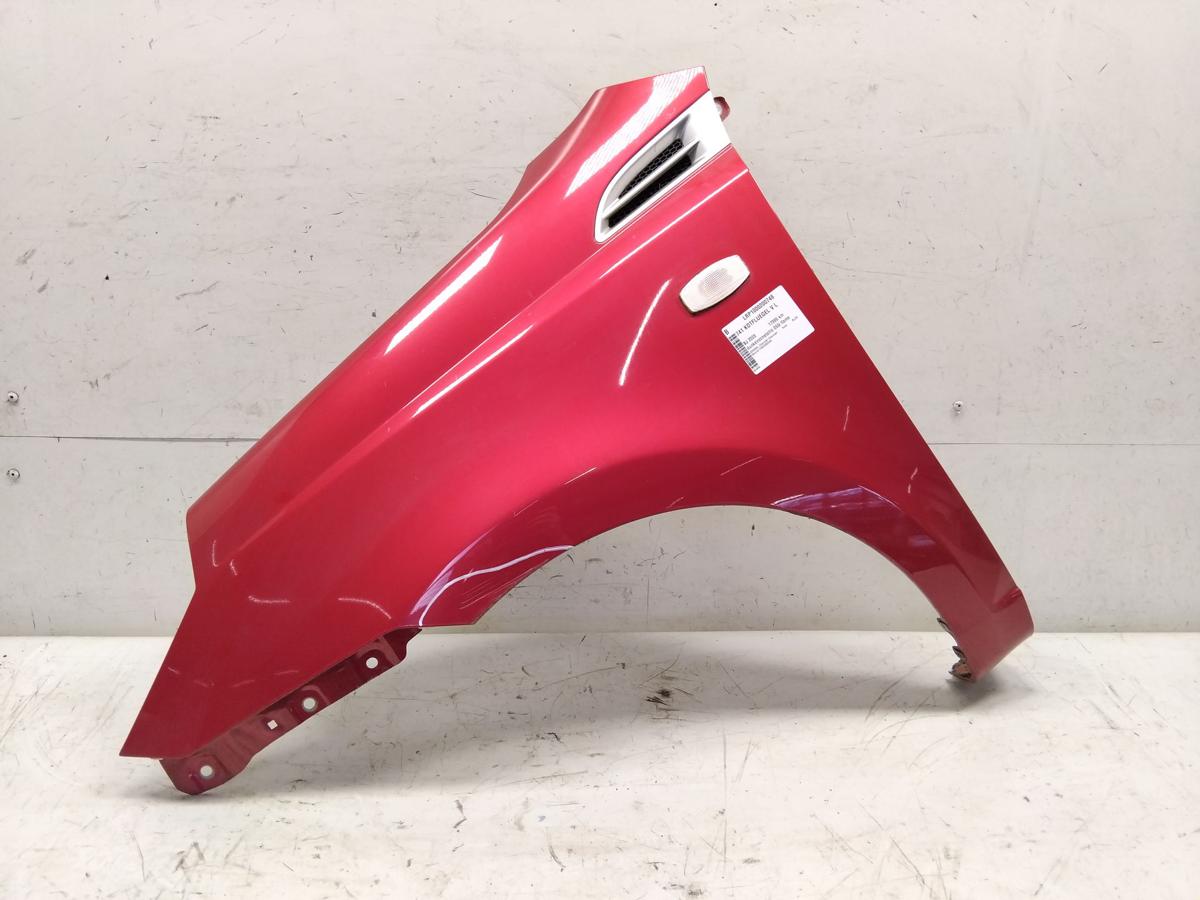 Chevrolet Aveo T250 Steilheck original Kotfl&uuml;gel links dunkelrotmetallic Bj.2008