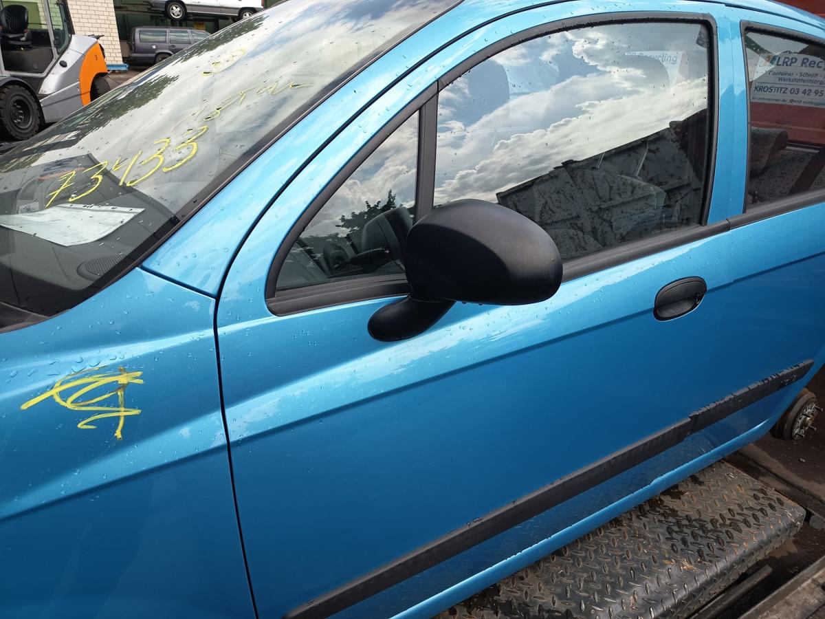 Chevrolet Matiz M200 orig Tür vorn links Fahrerseite 12U Ocean Blue BJ 2008