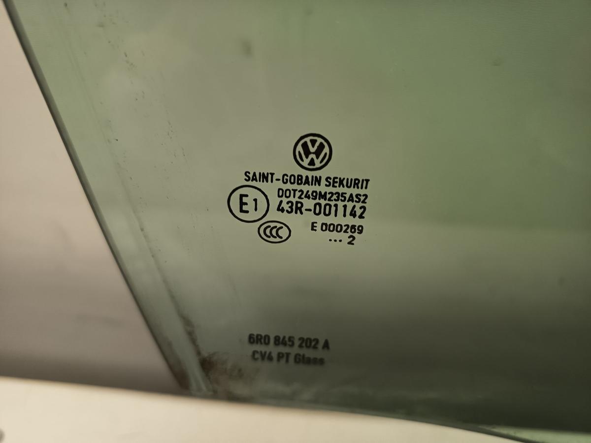VW Polo V 6R/6C original T&uuml;rscheibe vorn rechts Beifahrer 5t&uuml;rer 6R0845202A