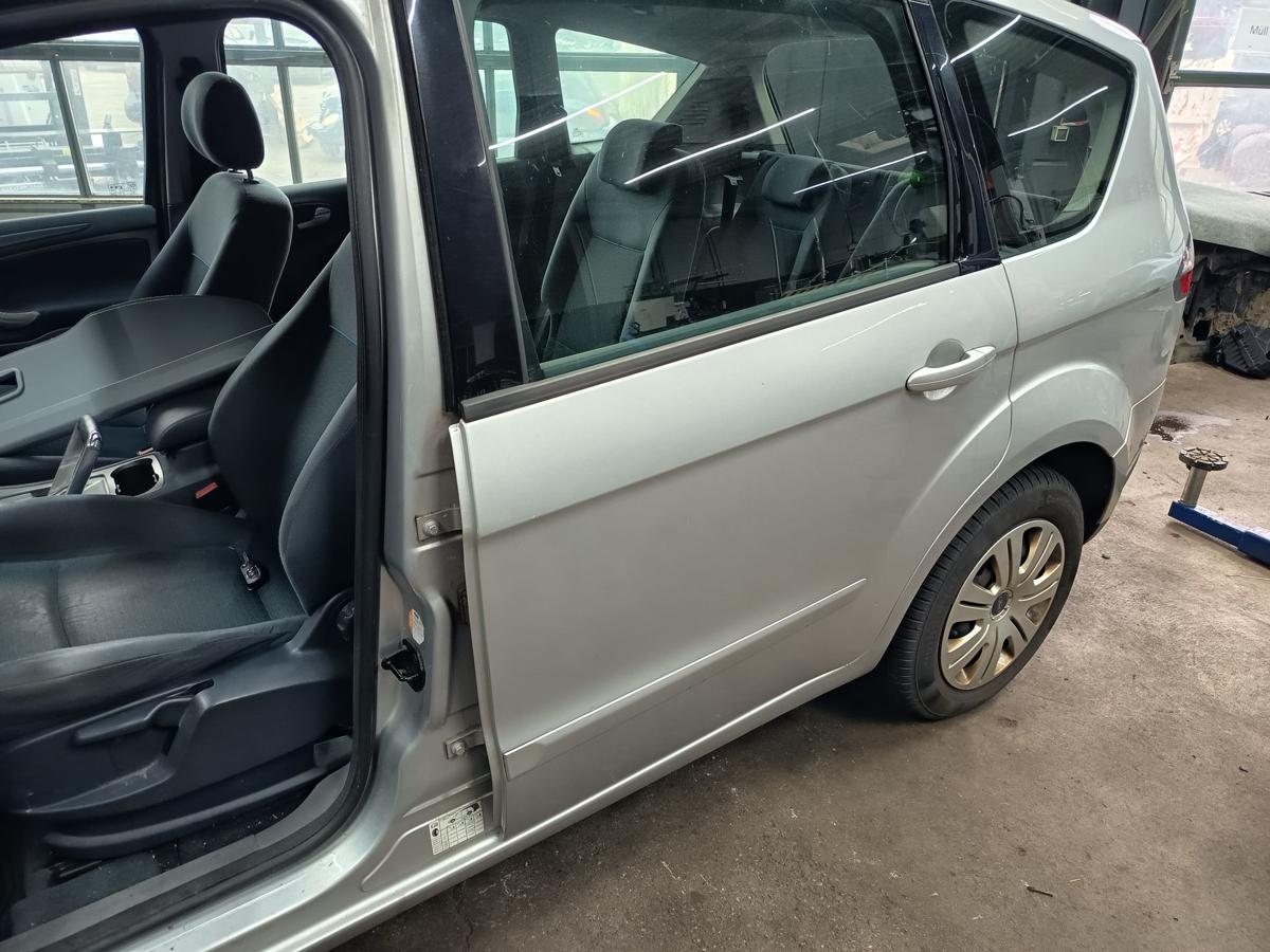 Ford S-Max 1 original Tür hinten links Fond Polarsilber Bj 2009