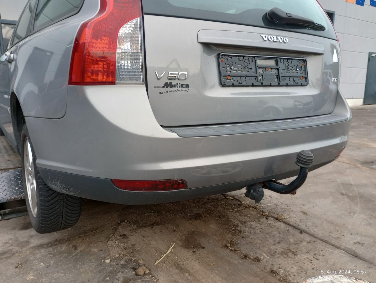 Volvo V50 orig Stoßstange hinten Stoßfänger Flint Grau Met Facelift ab Bj 2007